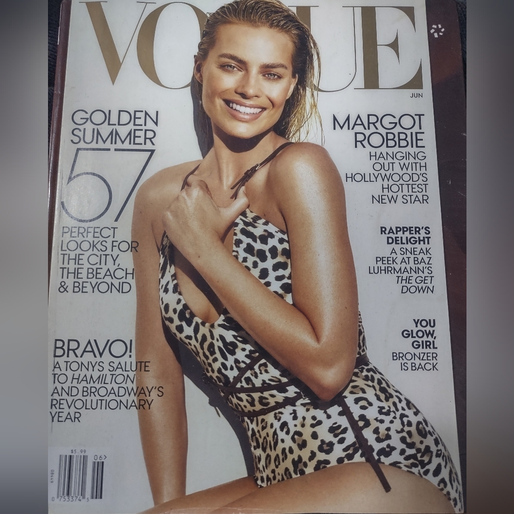 Vogue Magazine Cover - June Issue 2016 Margot robbie